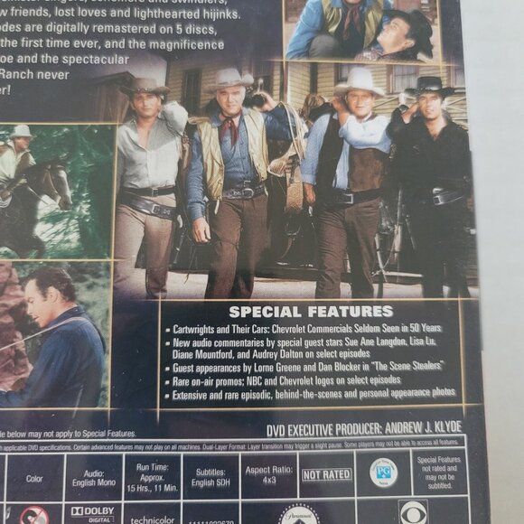 Bonanza: The Official Third Season Volume 1 DVD 1961/1962 FIVE DVD Set - Picture 8 of 13